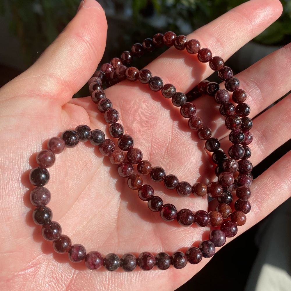 Authentic Garnet Mala